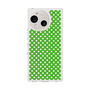 Slim Protection Case［ Small Dot - Green ］
