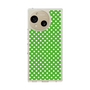 Slim Protection Case［ Small Dot - Green ］