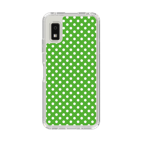 Slim Protection Case［ Small Dot - Green ］