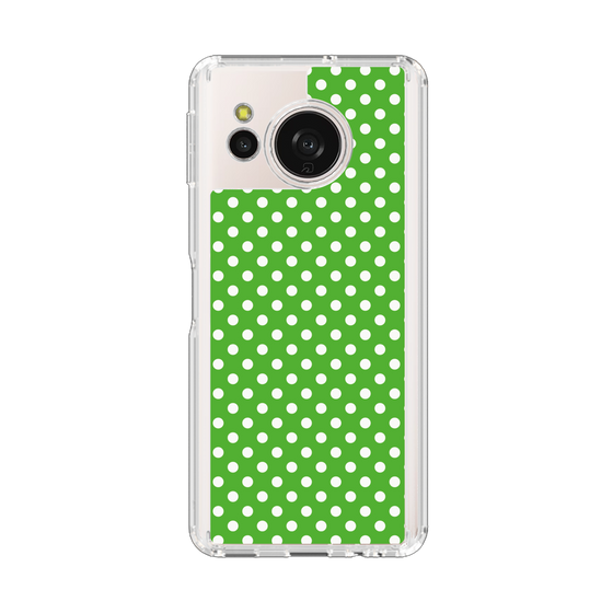 Slim Protection Case［ Small Dot - Green ］