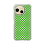 Slim Protection Case［ Small Dot - Green ］
