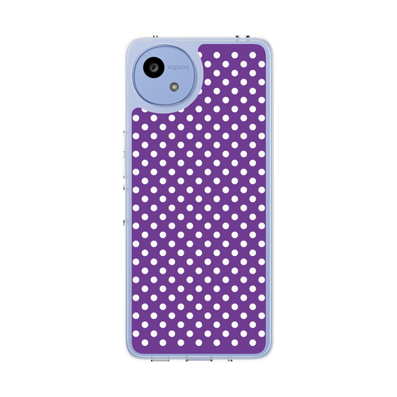 Slim Protection Case［ Small Dot - Purple ］