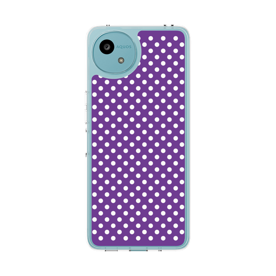 Slim Protection Case［ Small Dot - Purple ］