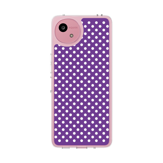 Slim Protection Case［ Small Dot - Purple ］