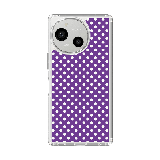 Slim Protection Case［ Small Dot - Purple ］