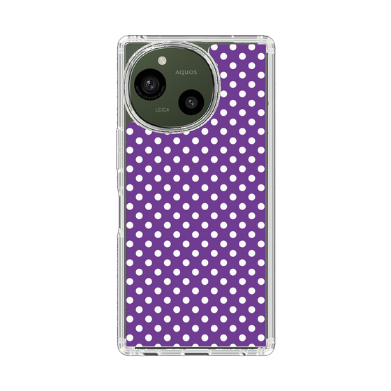 Slim Protection Case［ Small Dot - Purple ］