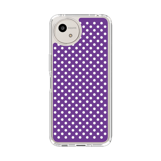 Slim Protection Case［ Small Dot - Purple ］