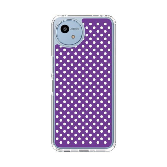 Slim Protection Case［ Small Dot - Purple ］
