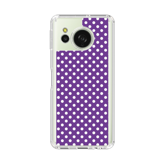 Slim Protection Case［ Small Dot - Purple ］