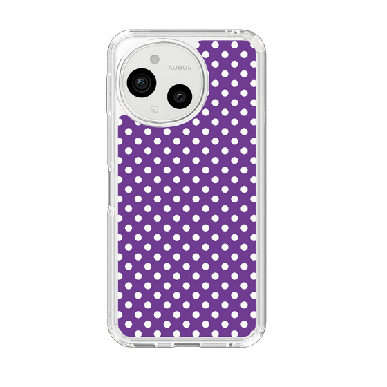 Slim Protection Case［ Small Dot - Purple ］