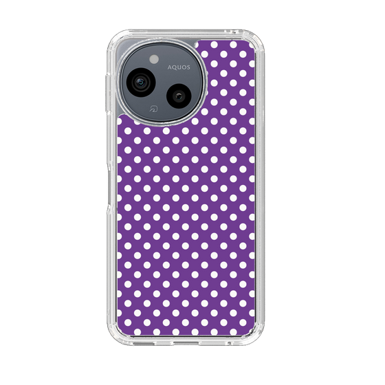 Slim Protection Case［ Small Dot - Purple ］