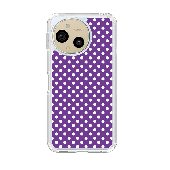 Slim Protection Case［ Small Dot - Purple ］