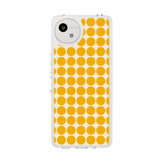 Slim Protection Case［ Big Dot - Yellow ］