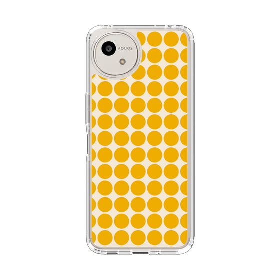 Slim Protection Case［ Big Dot - Yellow ］