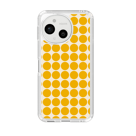 Slim Protection Case［ Big Dot - Yellow ］