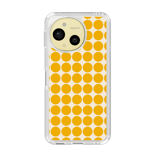 Slim Protection Case［ Big Dot - Yellow ］