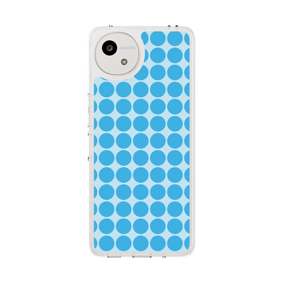 Slim Protection Case［ Big Dot - Blue ］