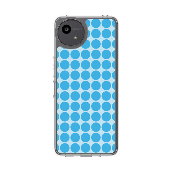 Slim Protection Case［ Big Dot - Blue ］