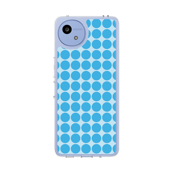 Slim Protection Case［ Big Dot - Blue ］