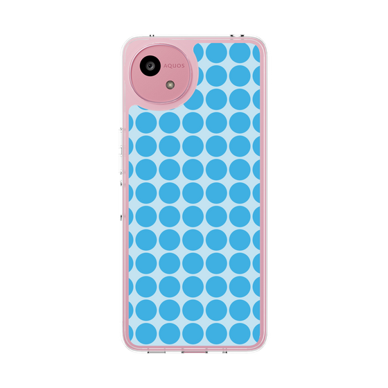 Slim Protection Case［ Big Dot - Blue ］