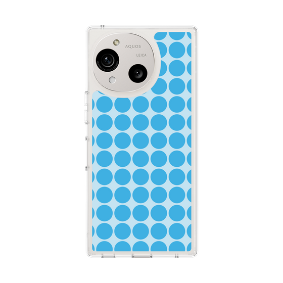 Slim Protection Case［ Big Dot - Blue ］