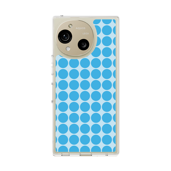 Slim Protection Case［ Big Dot - Blue ］
