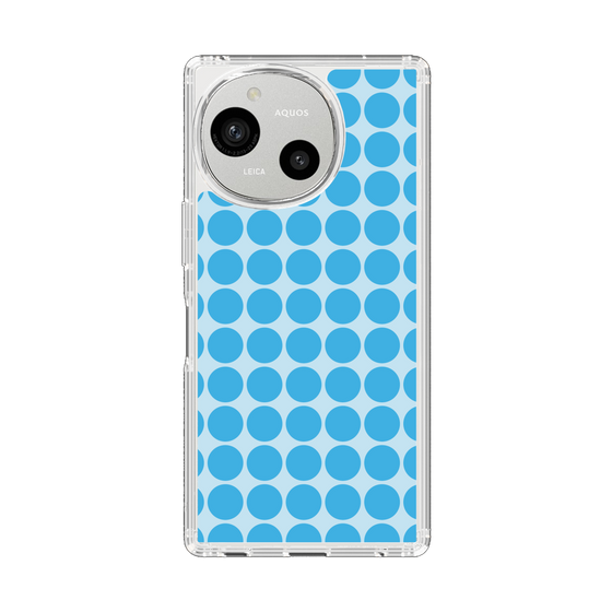 Slim Protection Case［ Big Dot - Blue ］