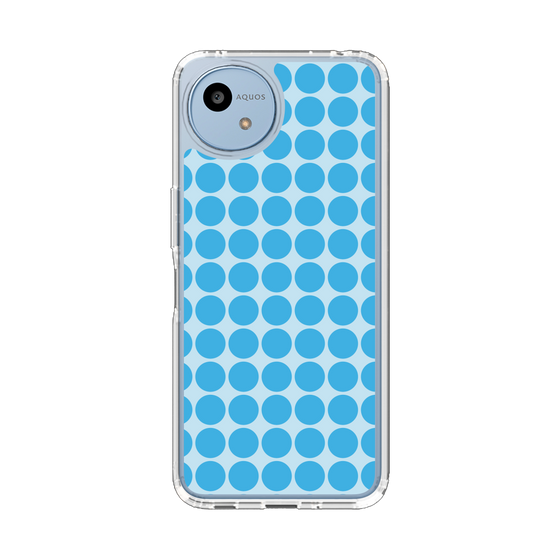 Slim Protection Case［ Big Dot - Blue ］