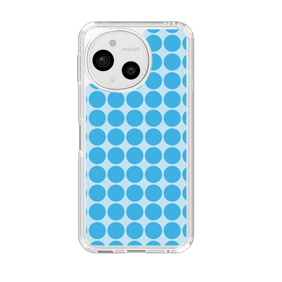 Slim Protection Case［ Big Dot - Blue ］