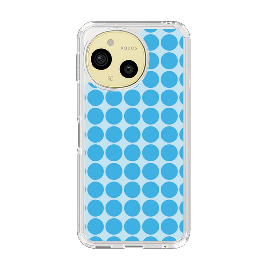 Slim Protection Case［ Big Dot - Blue ］