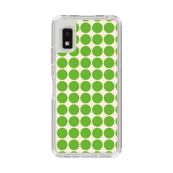 Slim Protection Case［ Big Dot - Green ］
