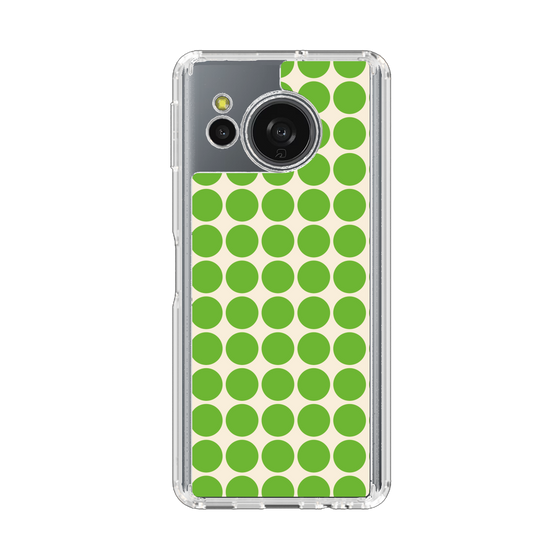 Slim Protection Case［ Big Dot - Green ］
