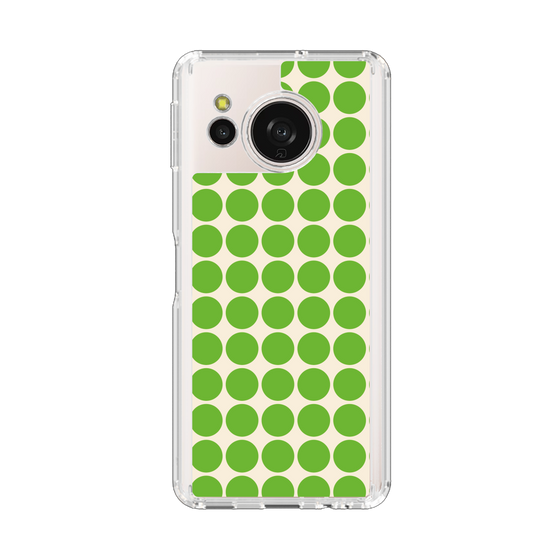 Slim Protection Case［ Big Dot - Green ］