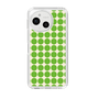 Slim Protection Case［ Big Dot - Green ］