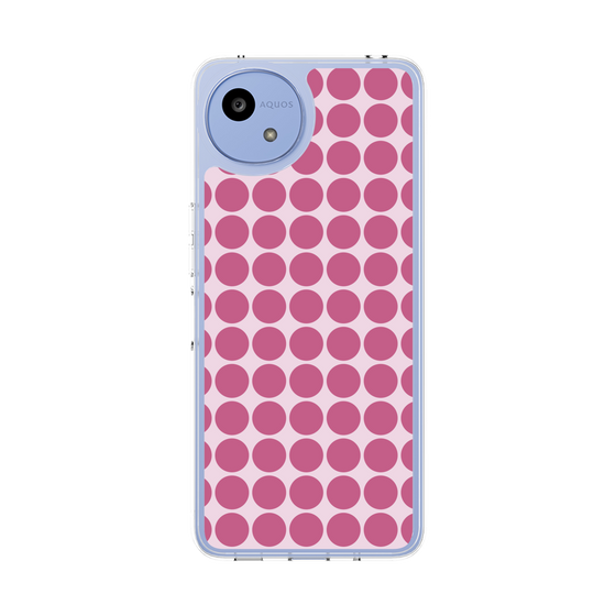 Slim Protection Case［ Big Dot - Pink ］