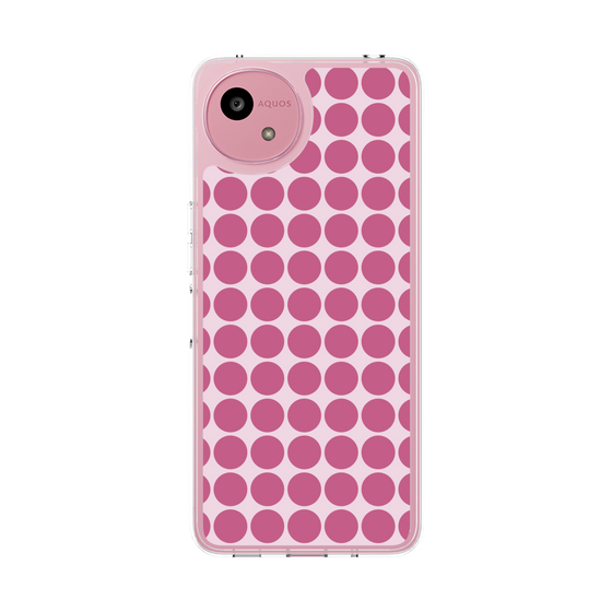 Slim Protection Case［ Big Dot - Pink ］