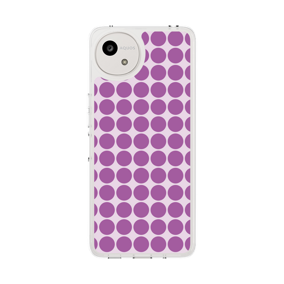 Slim Protection Case［ Big Dot - Purple ］