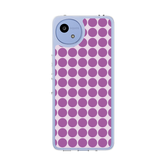 Slim Protection Case［ Big Dot - Purple ］