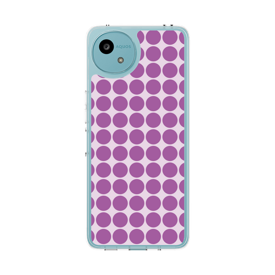 Slim Protection Case［ Big Dot - Purple ］