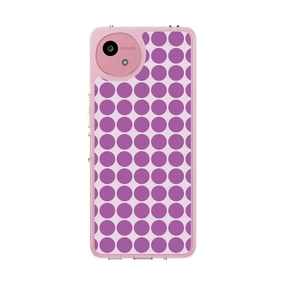 Slim Protection Case［ Big Dot - Purple ］