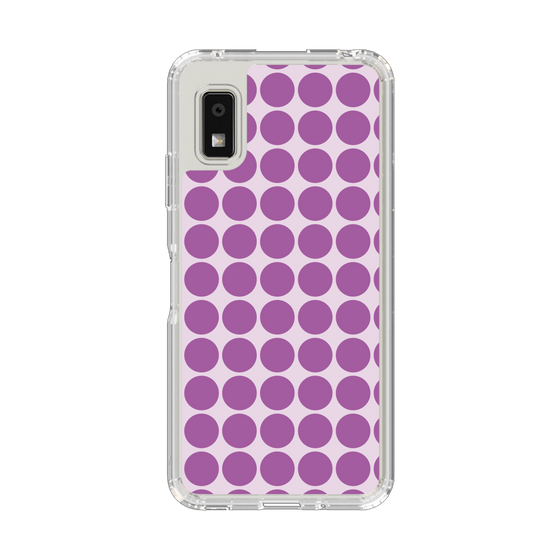 Slim Protection Case［ Big Dot - Purple ］