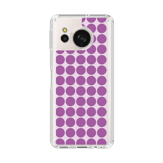 Slim Protection Case［ Big Dot - Purple ］