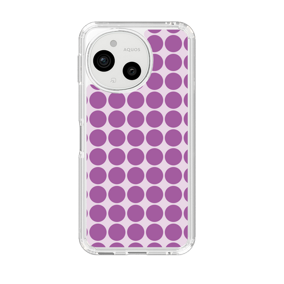 Slim Protection Case［ Big Dot - Purple ］