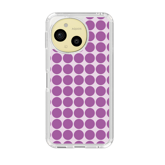 Slim Protection Case［ Big Dot - Purple ］