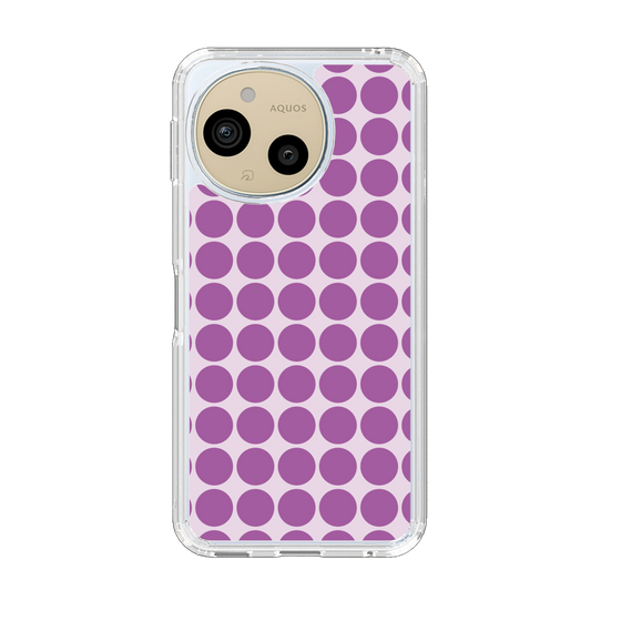 Slim Protection Case［ Big Dot - Purple ］