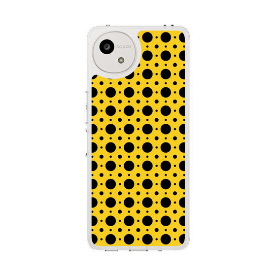 Slim Protection Case［ Shower Dot - Yellow ］