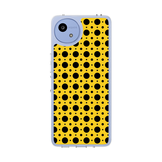 Slim Protection Case［ Shower Dot - Yellow ］
