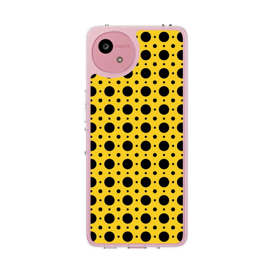 Slim Protection Case［ Shower Dot - Yellow ］