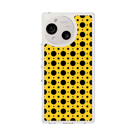 Slim Protection Case［ Shower Dot - Yellow ］