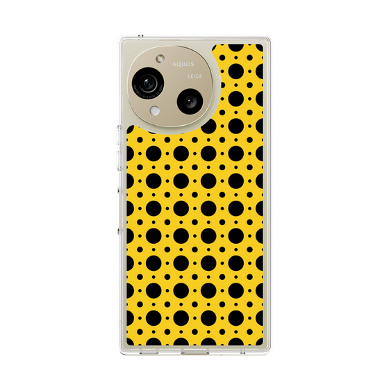 Slim Protection Case［ Shower Dot - Yellow ］